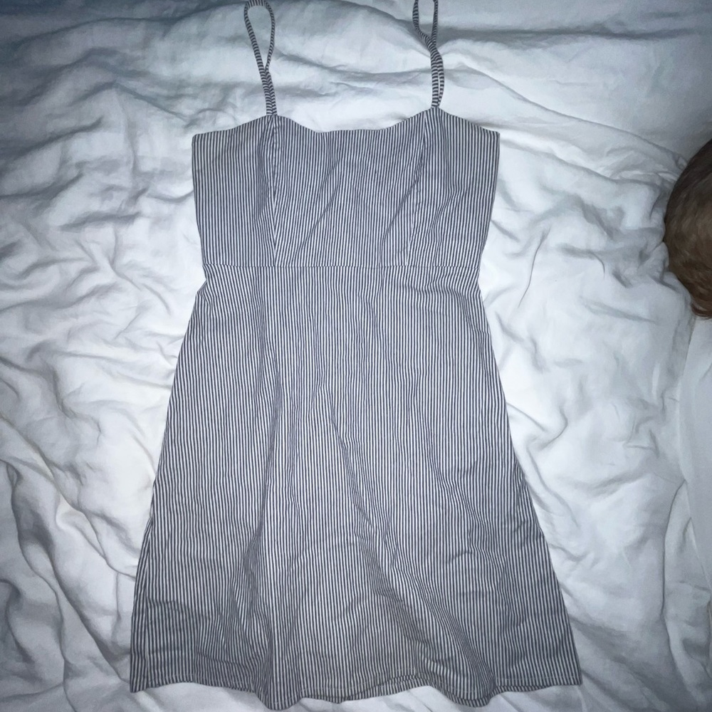 Brandy Melville Blue Stripped Dress